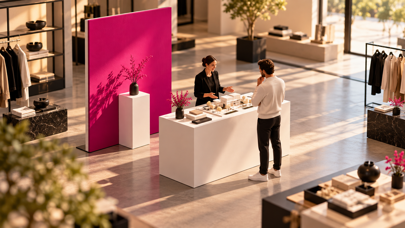 Corner promozionale in negozio